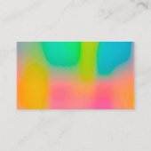 Carte De Visite Services de nettoyage classique Ombre Pink Gold Pa (Dos)