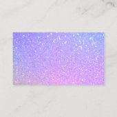 Carte De Visite Services de nettoyage classique Parties scintillan (Dos)