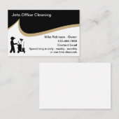 Carte De Visite Services De Nettoyage De Bureau Et Services De Ges (Devant / Derrière)