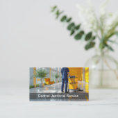 Carte De Visite Services de nettoyage de bureaux (Debout devant)