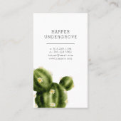 Carte De Visite Services de nettoyage de cactus (Dos)
