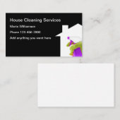 Carte De Visite Services de nettoyage de Chambre (Devant / Derrière)