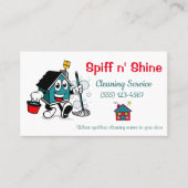 Carte De Visite Services De Nettoyage De Conception De Maison De C (Devant)