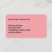 Carte De Visite Services de nettoyage de fenêtres (Dos)