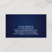 Carte De Visite Services de nettoyage de fenêtres cool (Dos)