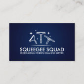 Carte De Visite Services de nettoyage de fenêtres cool (Devant)