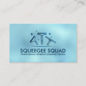 Carte De Visite Services de nettoyage de fenêtres cool (Devant)