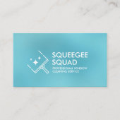 Carte De Visite Services de nettoyage de fenêtres cool (Devant)