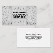 Carte De Visite Services de nettoyage de fenêtres Résidentiel Comm (Devant / Derrière)