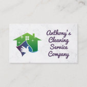 Carte De Visite Services de nettoyage de la maison (Devant)