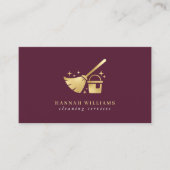 Carte De Visite Services de nettoyage de la maison bourguignonne e (Devant)