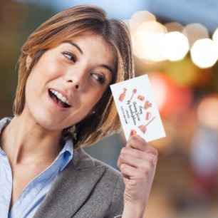 Carte De Visite Services de nettoyage de la maison Gold Logo Maid 