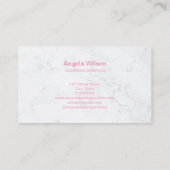 Carte De Visite Services de nettoyage de la maison Parties scintil (Dos)