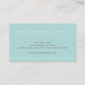 Carte De Visite Services de nettoyage de la maison verte (Dos)