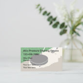Carte De Visite Services de nettoyage de la pression (Debout devant)
