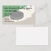 Carte De Visite Services de nettoyage de la pression (Devant / Derrière)