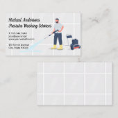 Carte De Visite Services de nettoyage de lave-pression (Devant / Derrière)