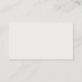 Carte De Visite Services de nettoyage de maison beige (Dos)