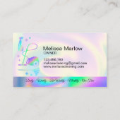 Carte De Visite Services de nettoyage de maison de femme de ménage (Dos)