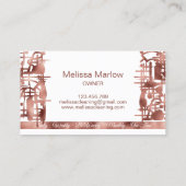 Carte De Visite Services de nettoyage de maison domestique profess (Dos)