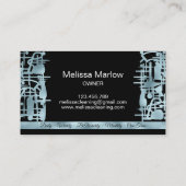 Carte De Visite Services de nettoyage de maison domestique profess (Dos)