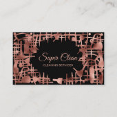 Carte De Visite Services de nettoyage de maison domestique profess (Devant)