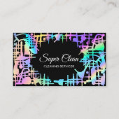 Carte De Visite Services de nettoyage de maisons domestiques profe (Devant)