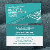 Carte De Visite Services de nettoyage de tapis et d'Upholstery