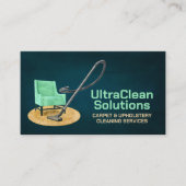 Carte De Visite Services de nettoyage de tapis et d'Upholstery (Devant)