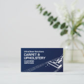 Carte De Visite Services de nettoyage de tapis et d'Upholstery (Debout devant)