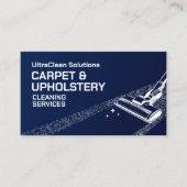 Carte De Visite Services de nettoyage de tapis et d'Upholstery (Devant)