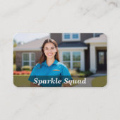 Carte De Visite Services de nettoyage des maisons (Devant)