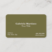 Carte De Visite Services de nettoyage des maisons (Dos)