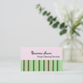 Carte De Visite Services de nettoyage des maisons (Debout devant)