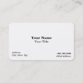 Carte De Visite Services de nettoyage des maisons (Dos)