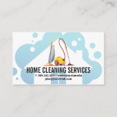 Carte De Visite Services de nettoyage des maisons | Vacuums (Devant)
