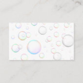 Carte De Visite Services de nettoyage | Icônes de service domestiq (Dos)