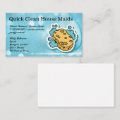 Carte De Visite Services de nettoyage | Illustration du savon épon (Devant / Derrière)