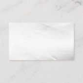 Carte De Visite Services de nettoyage | Logo de balayage de chambr (Dos)