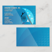 Carte De Visite Services de nettoyage | Logo de la fenêtre (Devant / Derrière)