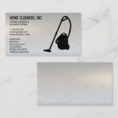Carte De Visite Services de nettoyage | Logo du vide (Devant / Derrière)