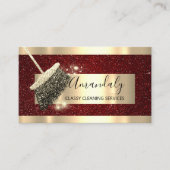 Carte De Visite Services de nettoyage Maid House Conserver Parties (Devant)