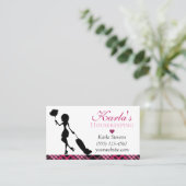 Carte De Visite Services De Nettoyage Maid Maid House (Debout devant)