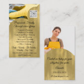 Carte De Visite Services de nettoyage Maison de conservation QRCod (Devant / Derrière)