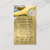 Carte De Visite Services de nettoyage Maison de conservation QRCod (Devant)