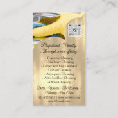 Carte De Visite Services de nettoyage Maison de conservation QRCod (Devant)