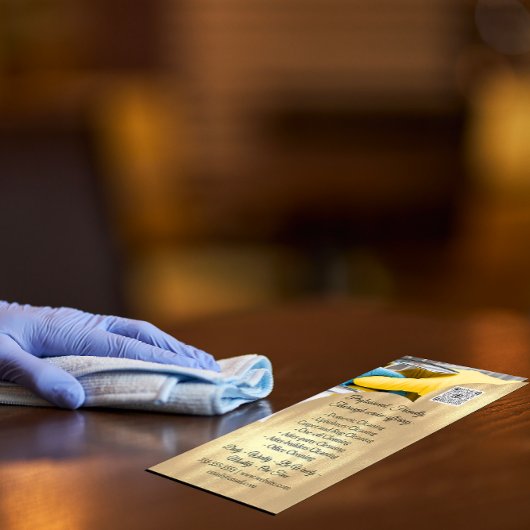 Carte De Visite Services de nettoyage Maison de conservation QRCod