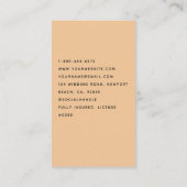 Carte De Visite Services de nettoyage Ménage Floral Dusty Blue (Dos)