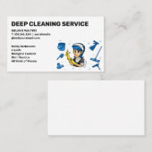 Carte De Visite Services de nettoyage | Outils de ménage et de net (Devant / Derrière)