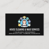 Carte De Visite Services de nettoyage | Outils et services domesti (Devant)